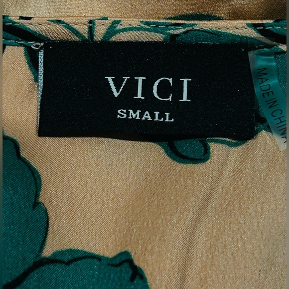 Vici Collection Marysol Wide Leg Jumpsuit Sz Small - Picture 6 of 8